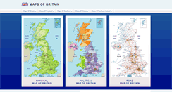 Desktop Screenshot of maps-of-britain.co.uk